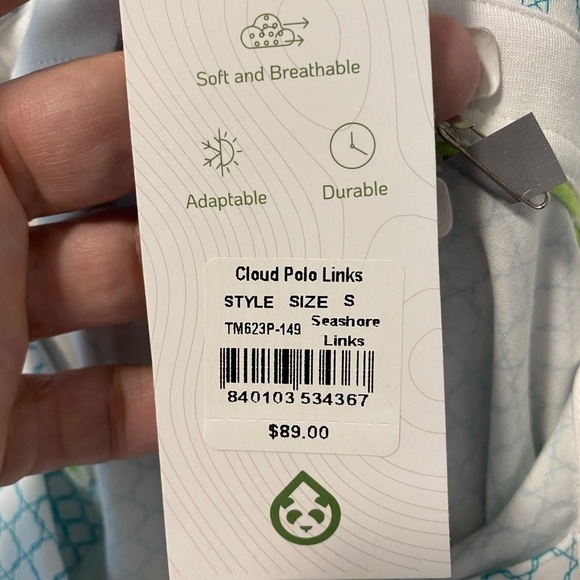 𝅺nwt Mens Tasc Light Weight Golf shirt - Picture 6 of 6